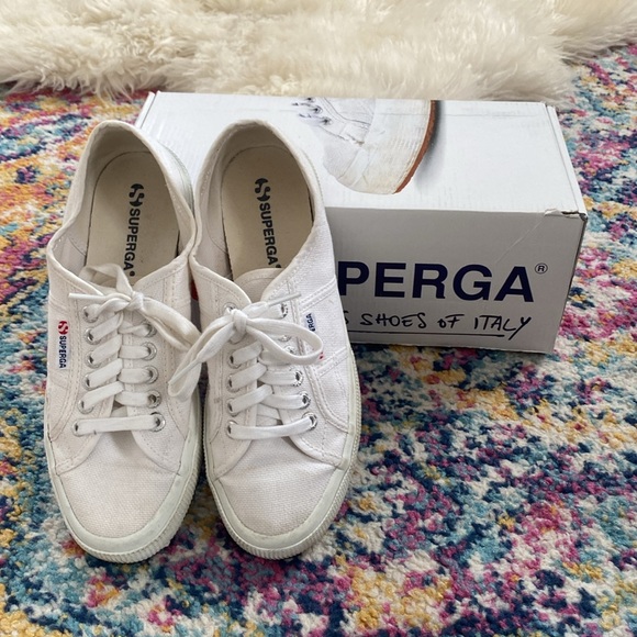 Superga White Sneakers - Picture 2 of 7